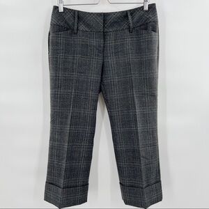 EXPRESS design studio plaid cropped suit pants size 8